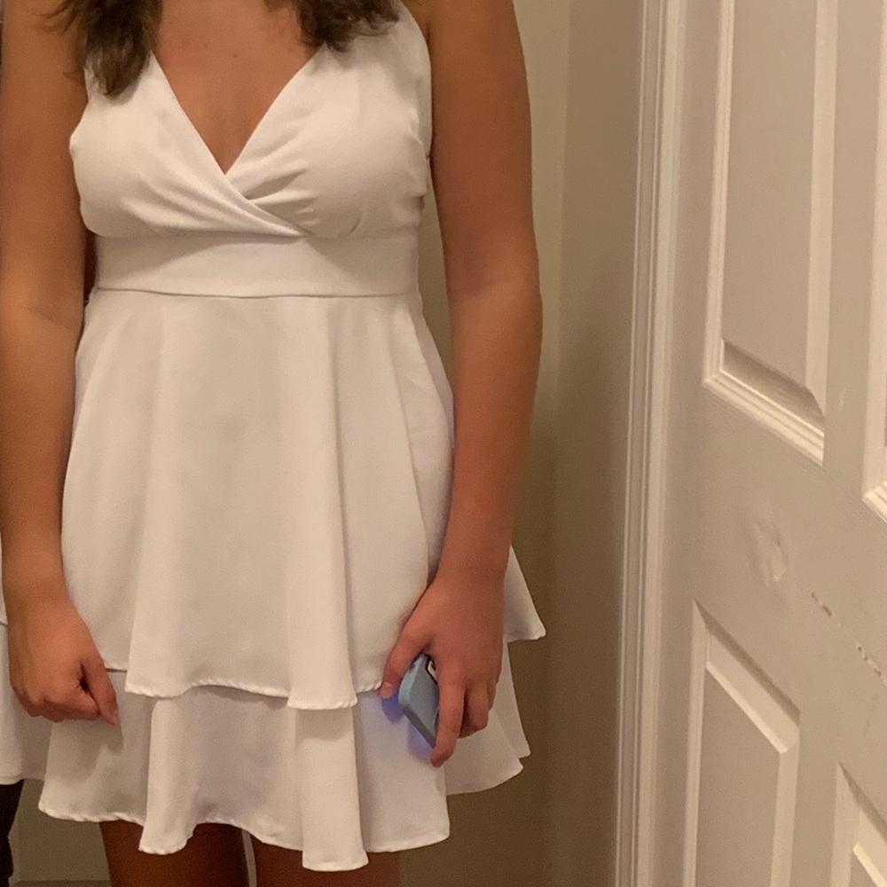 Cute formal white dress